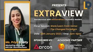 Introduction of Panelist | Promo | Ms. Priya Shetty | ExtraView | LnDToday