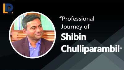 Professional Journey of Shibin Chulliparambil